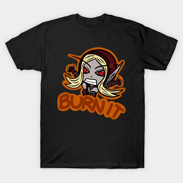 Sylvanas Windrunner - Battle for Azeroth T-Shirt by Battlesheep